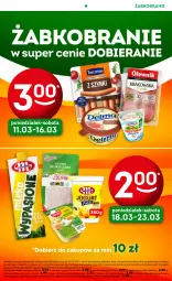 Gazetka promocyjna Żabka - Gazetka - ważna od 26.03 do 26.03.2024 - strona 4 - produkty: Sałatka, Serek puszysty, Ser, Piątnica, Drobimex, Kiełbasa krakowska, Jogurt, Parówki, Parówki z szynki, Mlekovita, Tran, Sałat, Szynka, Tarczyński, Serek, Margaryna, Delma, Kiełbasa, Mleko