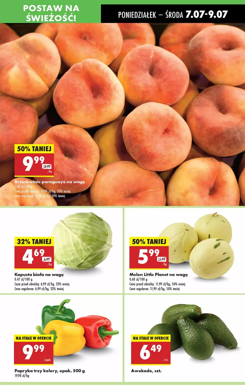 Gazetka promocyjna Biedronka - Od Poniedziałku - ważna 07.07 do 12.07.2025 - strona 19 - produkty: Melon, Papryka