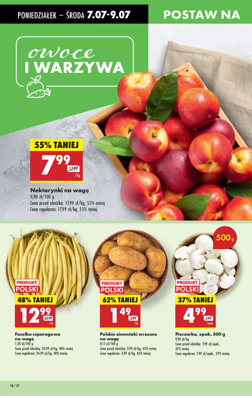 Gazetka promocyjna Biedronka - Od Poniedziałku - ważna 07.07 do 12.07.2025 - strona 20 - produkty: Fa, Nektar, Piec, Pieczarka, Ziemniaki