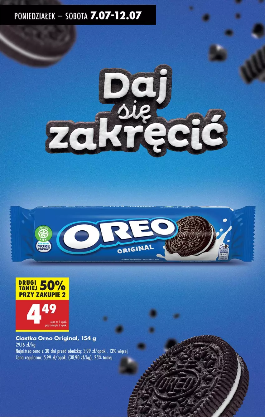 Gazetka promocyjna Biedronka - Od Poniedziałku - ważna 07.07 do 12.07.2025 - strona 56 - produkty: Ciastka, Gin, Oreo