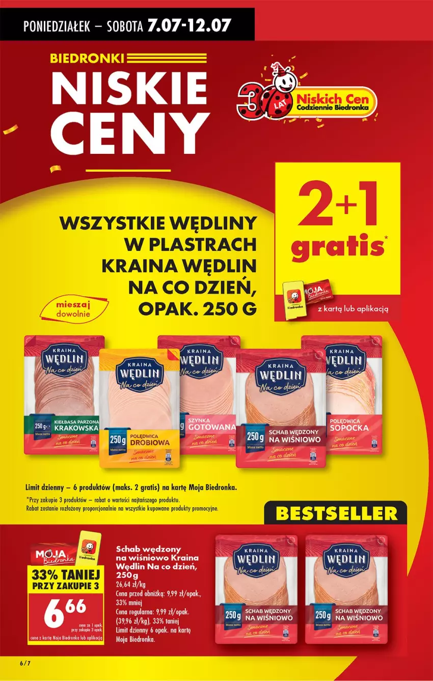 Gazetka promocyjna Biedronka - Od Poniedziałku - ważna 07.07 do 12.07.2025 - strona 6 - produkty: Gra, Polędwica, Por