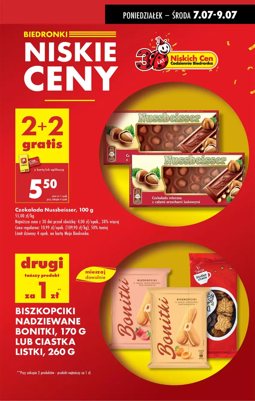 Gazetka promocyjna Biedronka - Od Poniedziałku - ważna 07.07 do 12.07.2025 - strona 9 - produkty: Bonitki, Czekolada, Fa, Ser
