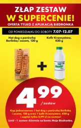 Gazetka promocyjna Biedronka - Od Poniedziałku - Gazetka - ważna od 12.07 do 12.07.2025 - strona 17 - produkty: Sos, Hot dog, Kefir