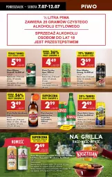 Gazetka promocyjna Biedronka - Od Poniedziałku - Gazetka - ważna od 12.07 do 12.07.2025 - strona 60 - produkty: Piwo, Kasztelan, Tera, Warka, Tatra, Pilsner Urquell, Perła, Miód