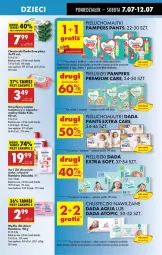 Gazetka promocyjna Biedronka - Od Poniedziałku - Gazetka - ważna od 12.07 do 12.07.2025 - strona 63 - produkty: Top, Por, Gra, Pampers, Papier, Majtki, Papier toaletowy, Dada, Maliny, Chusteczki, Dzieci, Pieluchomajtki, Mydło, Nawilżany papier