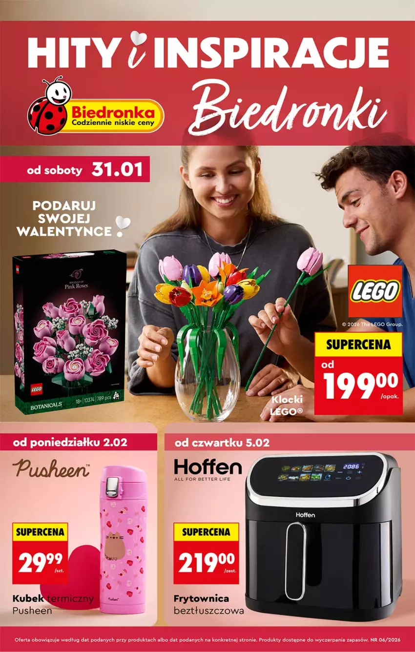 Gazetka promocyjna Biedronka - Okazje Tygodnia - ważna 31.01 do 14.02.2026 - strona 1 - produkty: Kubek