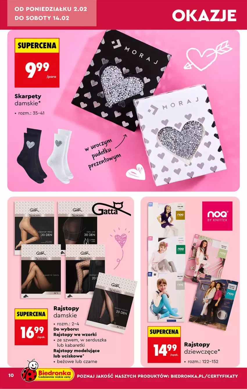 Gazetka promocyjna Biedronka - Okazje Tygodnia - ważna 31.01 do 14.02.2026 - strona 10 - produkty: Karp, Rajstopy, Ser, Top