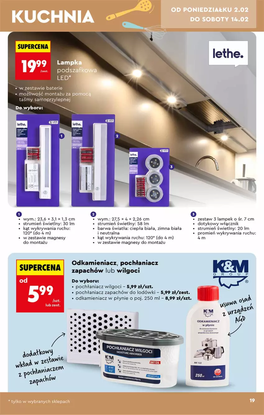 Gazetka promocyjna Biedronka - Okazje Tygodnia - ważna 31.01 do 14.02.2026 - strona 19 - produkty: LG, Odkamieniacz, Pochłaniacz wilgoci, Por, Rum