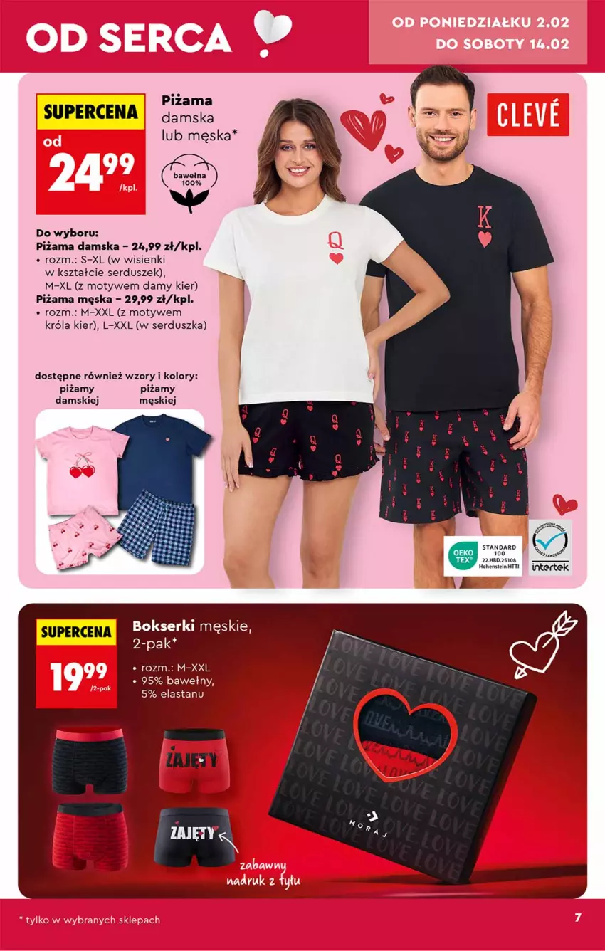 Gazetka promocyjna Biedronka - Okazje Tygodnia - ważna 31.01 do 14.02.2026 - strona 7 - produkty: Piżama, Ser, Wełna