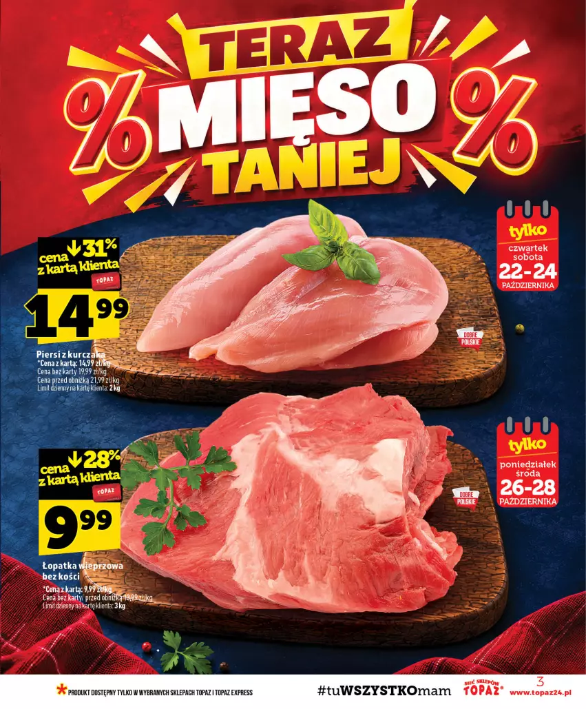 Gazetka promocyjna Topaz - Gazetka - ważna 22.10 do 28.10.2026 - strona 3 - produkty: Fa, Top