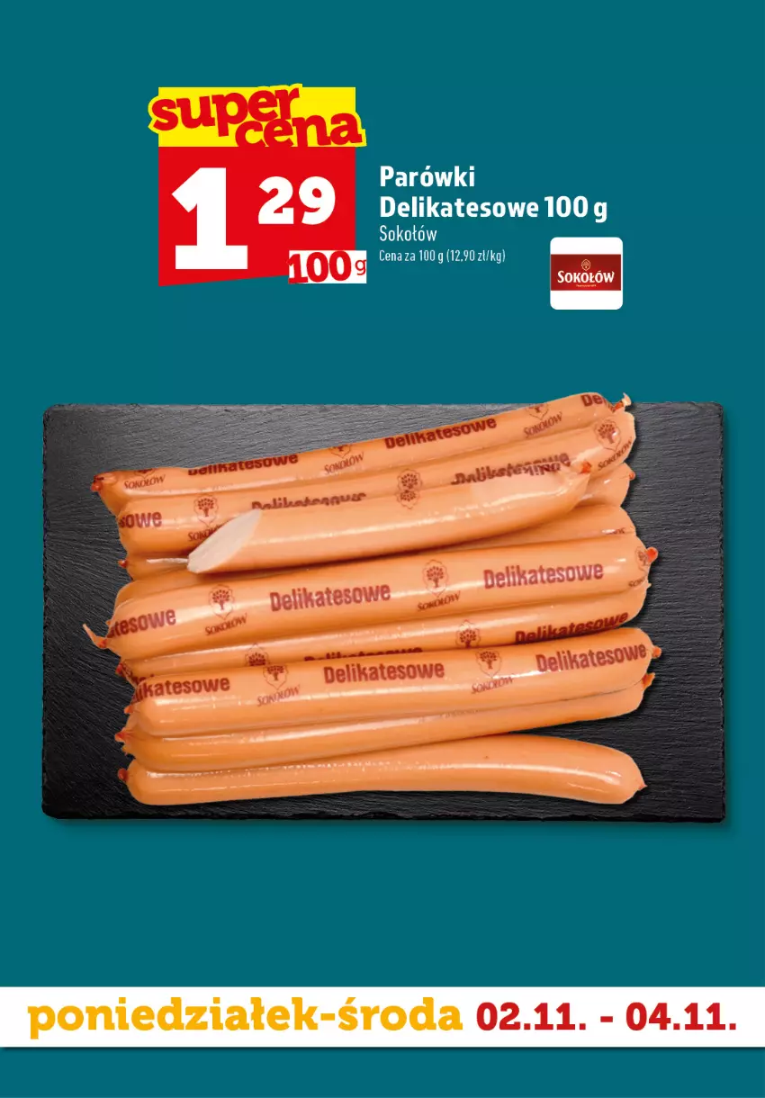 Gazetka promocyjna Topaz - Gazetka - ważna 02.11 do 04.11.2026 - strona 2 - produkty: Parówki