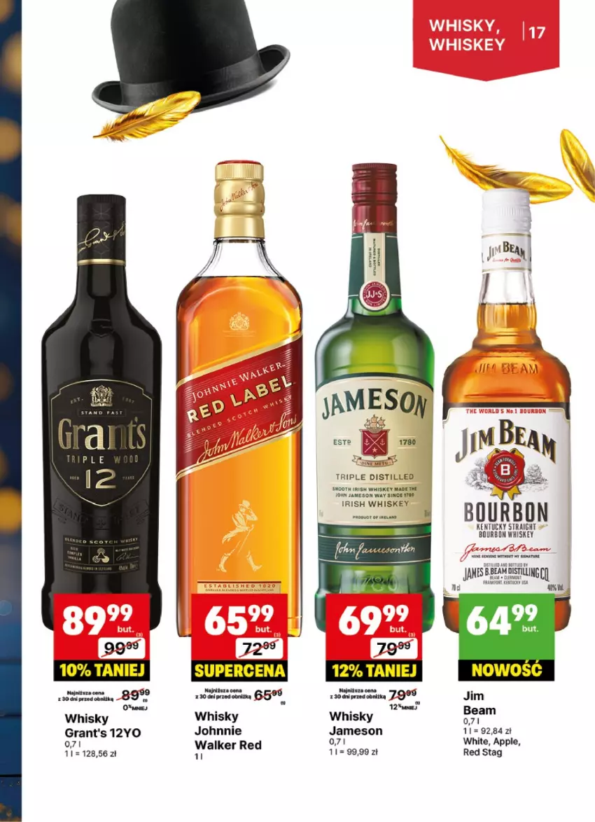 Gazetka promocyjna Delikatesy Centrum - DeliBarek DC02-DC03 - ważna 09.01 do 22.01.2025 - strona 17 - produkty: Gra, Grant's, Jameson, Whiskey, Whisky