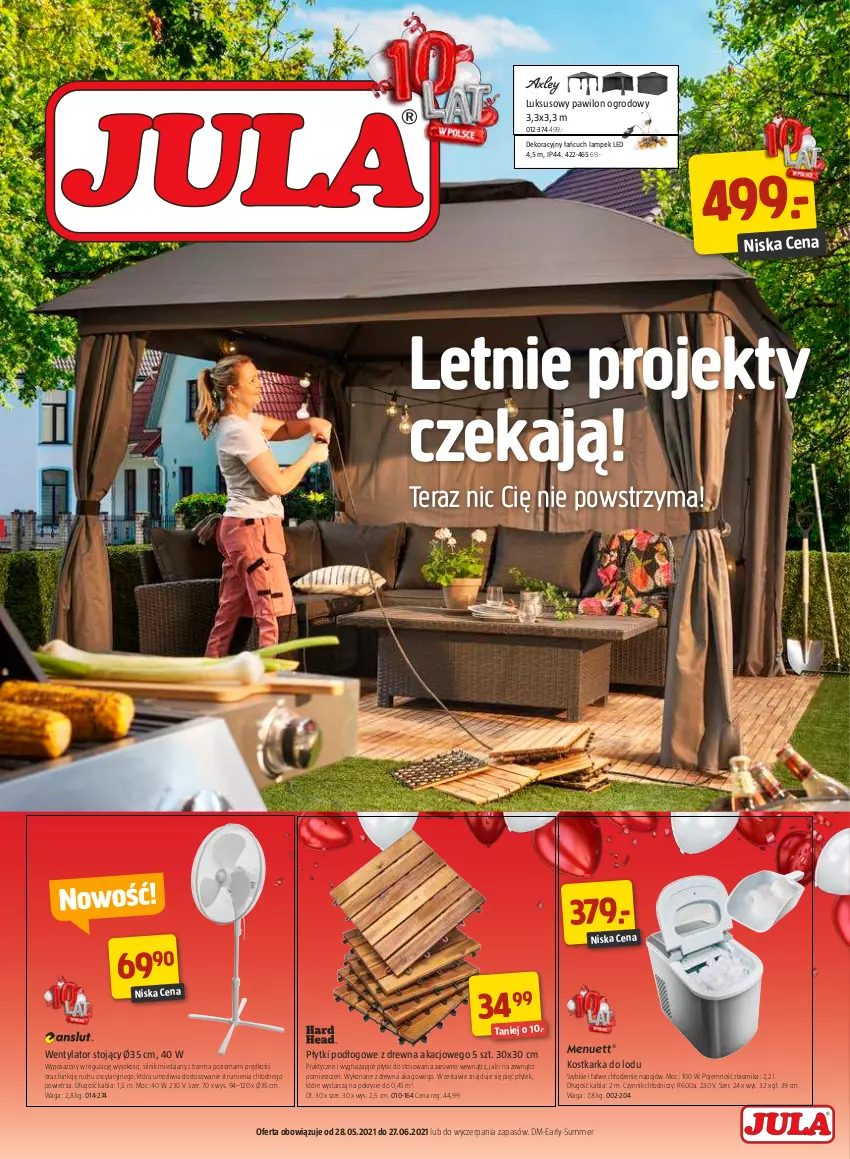 Gazetka promocyjna Jula - Gazetka - ważna 28.05 do 27.06.2021 - strona 1 - produkty: Rum, Sok, Tera, Waga