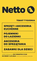 Gazetka promocyjna Netto - Od Czwartku Przemysłowa - Gazetka - ważna od 03.07 do 03.07.2024 - strona 1 - produkty: Pojemnik, Dzieci