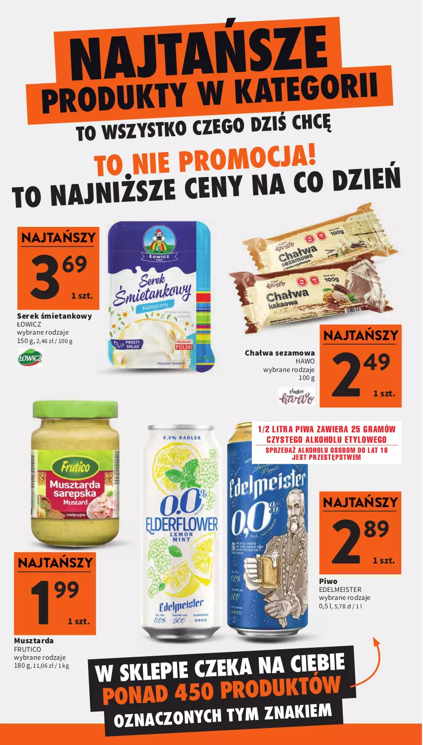 Gazetka promocyjna Intermarche - Gazetka promocyjna - ważna 28.05 do 02.06.2026 - strona 26 - produkty: Chałwa, Gra, Mus, Musztarda, Piwa, Piwo, Ser, Serek, Sezam
