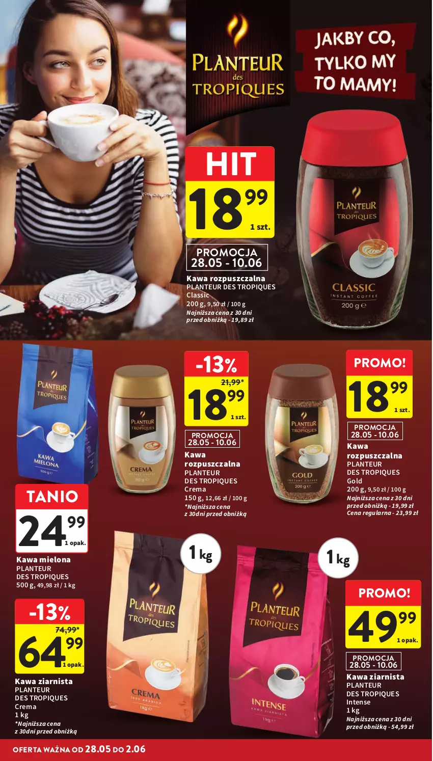 Gazetka promocyjna Intermarche - Gazetka promocyjna - ważna 28.05 do 02.06.2026 - strona 36 - produkty: Kawa, Kawa mielona, Kawa rozpuszczalna, Kawa ziarnista