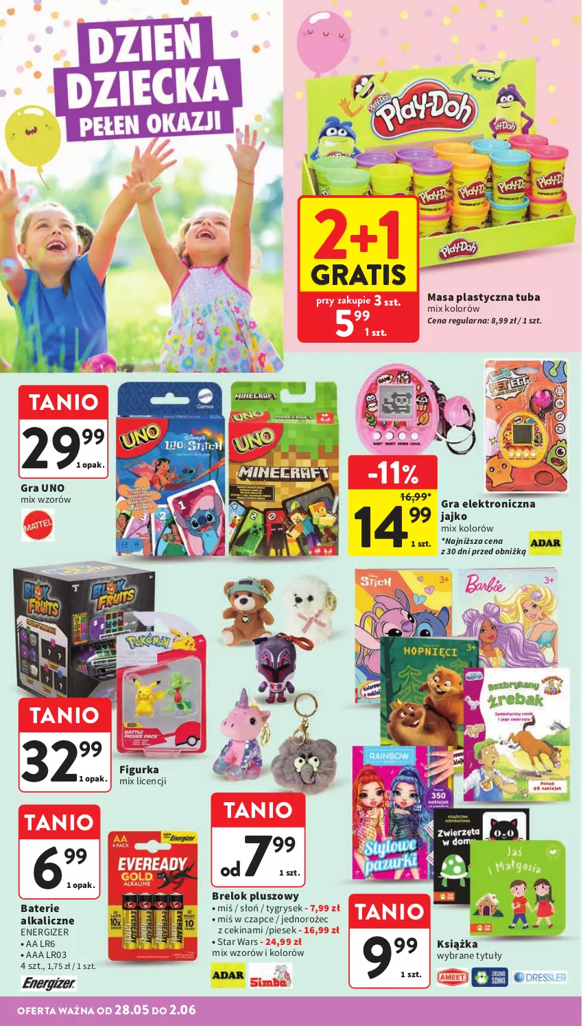 Gazetka promocyjna Intermarche - Gazetka promocyjna - ważna 28.05 do 02.06.2026 - strona 4 - produkty: Baterie alkaliczne, Energizer, Gra, Gry, Jednorożec, Książka, Star Wars