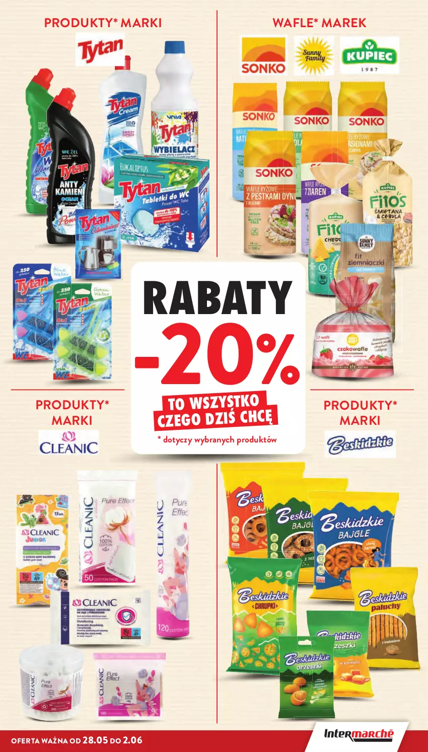 Gazetka promocyjna Intermarche - Gazetka promocyjna - ważna 28.05 do 02.06.2026 - strona 45 - produkty: Wafle