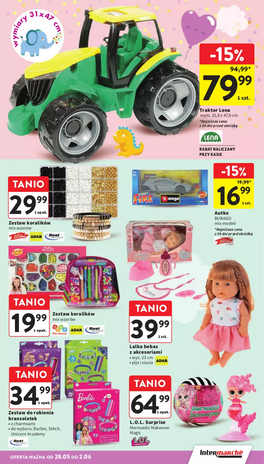 Gazetka promocyjna Intermarche - Gazetka promocyjna - ważna 28.05 do 02.06.2026 - strona 5 - produkty: Barbie, L.O.L., Lalka, Traktor
