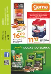 Gazetka promocyjna Gama - Gazetka Gama - Gazetka - ważna od 06.07 do 06.07.2024 - strona 1 - produkty: Piwa, Piwo, Piec, Sok, Gra, Sokołów, O nas, Grill, Kamis, Harnaś, Fa