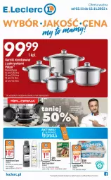 Gazetka promocyjna E Leclerc - Gazetka - ważna od 12.11 do 12.11.2022 - strona 1 - produkty: Piec, Sos, Zupa, Dezodorant, Big Milk, Dove, Lody, Knorr
