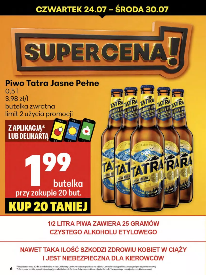 Gazetka promocyjna Delikatesy Centrum - Franczyza DC30 Czwartek - ważna 24.07 do 30.07.2025 - strona 6 - produkty: Gra, Piec, Piwa, Rum