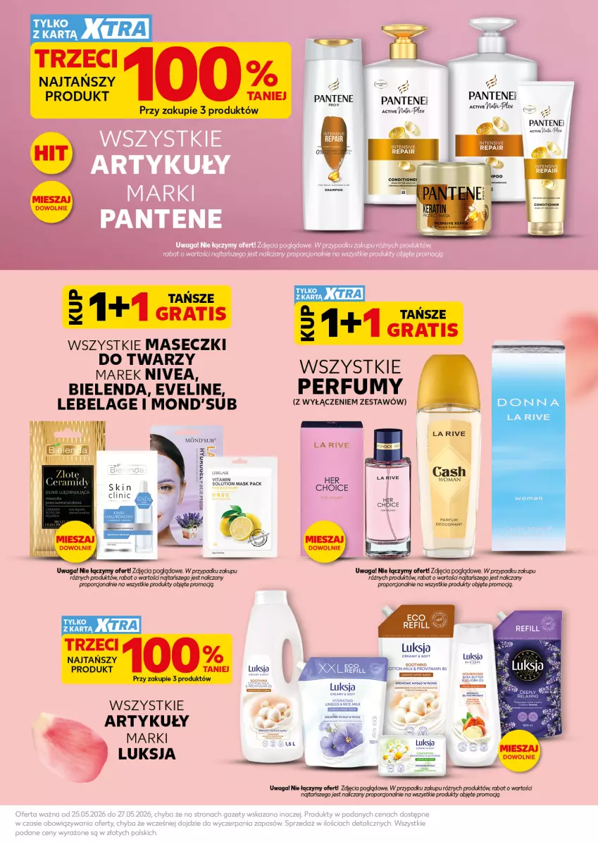 Gazetka promocyjna Kaufland - Mocny Start - ważna 25.05 do 27.05.2026 - strona 11 - produkty: Bielenda, Clin, Eveline, Fa, La Rive, Luksja, Nivea, Pantene, Perfum, Por, Waga
