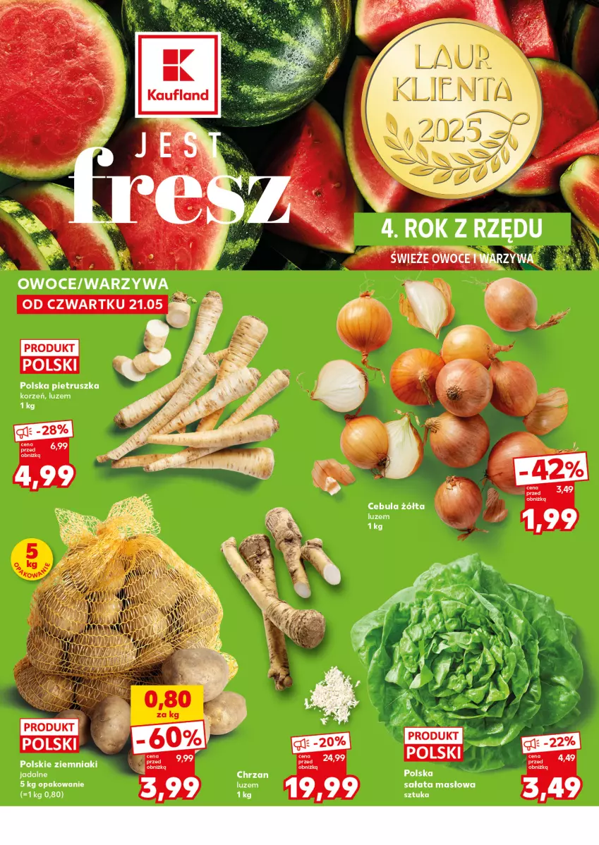 Gazetka promocyjna Kaufland - Mocny Start - ważna 25.05 do 27.05.2026 - strona 18 - produkty: Cebula, Chrzan, Pietruszka, Ziemniaki