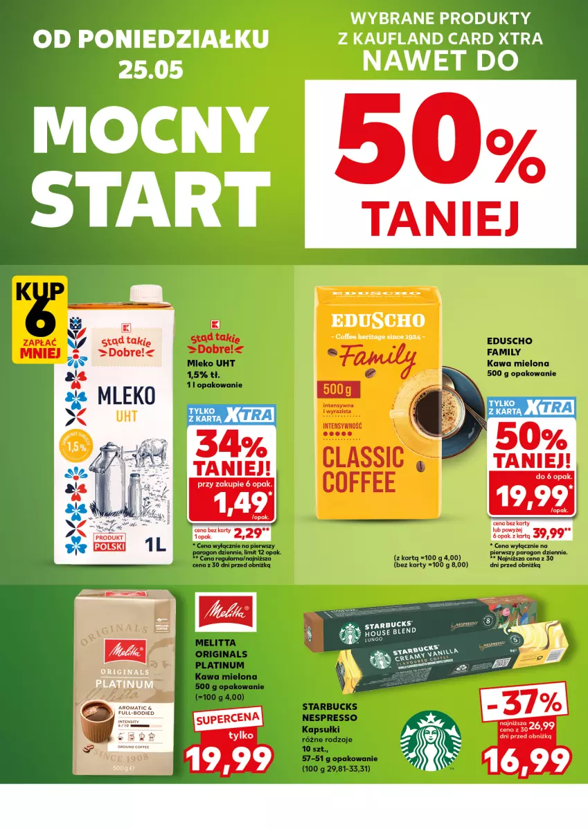 Gazetka promocyjna Kaufland - Mocny Start - ważna 25.05 do 27.05.2026 - strona 2 - produkty: Fa, Gin, Kawa, Kawa mielona, Mleko