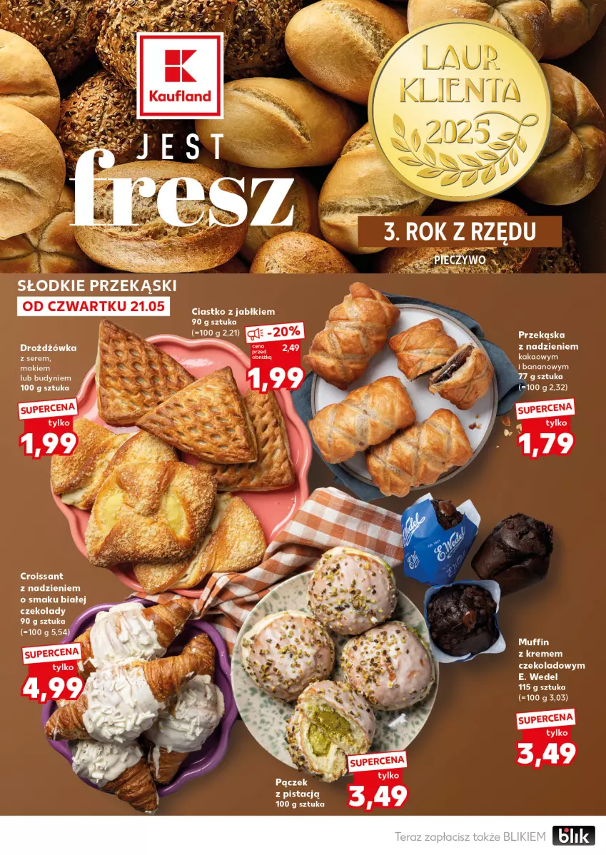 Gazetka promocyjna Kaufland - Mocny Start - ważna 25.05 do 27.05.2026 - strona 24 - produkty: E. Wedel, Kakao, Laur, Ser