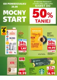 Gazetka promocyjna Kaufland - Mocny Start - Gazetka - ważna od 27.05 do 27.05.2026 - strona 2 - produkty: Gin, Kawa mielona, Kawa, Mleko, Fa
