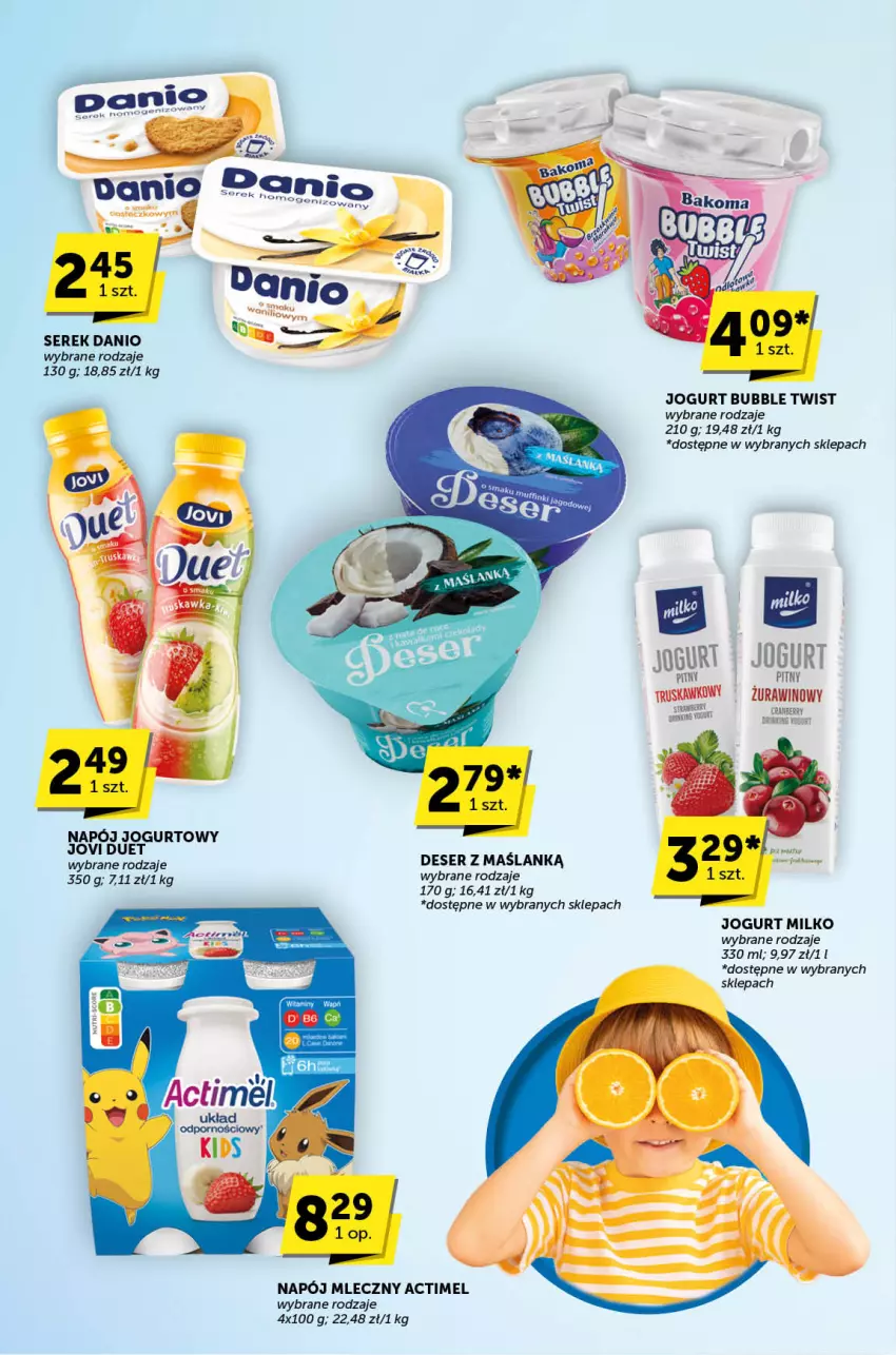 Gazetka promocyjna ABC - ważna 08.08 do 20.08.2024 - strona 4 - produkty: Actimel, Danio, Deser, Jogurt, Napój, Napój mleczny, Ser, Serek, Wino