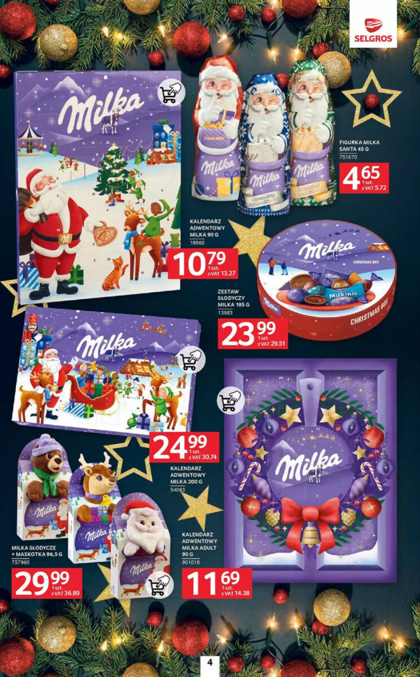 Gazetka promocyjna Selgros - ważna 21.11 do 04.12.2024 - strona 15 - produkty: Kalendarz, Kalendarz adwentowy, Milka