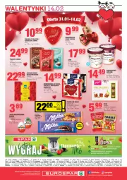 Gazetka promocyjna Spar - EuroSpar - Gazetka - ważna od 07.02 do 07.02.2024 - strona 8 - produkty: Goplana, Torebka, Ser, Rum, Gra, Praliny, Lindor, Kosz, Wawel, Lody, LANA, Czekolada, Mola, Ferrero, Dzieci, Haribo, Kinder, Lindt, Milka, Fa, Oliwa