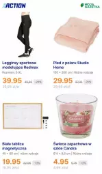 Gazetka promocyjna Action - Gazetka - ważna od 16.01 do 16.01.2024 - strona 16 - produkty: Pled, Por, Gin, Sport, Legginsy, Fa