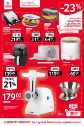 Gazetka promocyjna Selgros - Oferta przemysłowa - Gazetka - ważna od 23.06 do 23.06.2021 - strona 22 - produkty: Termos, Gofrownica, Szynka, Maszynka, Suszarka, Zelmer, Waga, Mięso, LG