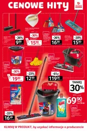 Gazetka promocyjna Selgros - Oferta przemysłowa - Gazetka - ważna od 23.06 do 23.06.2021 - strona 27 - produkty: Mop, Ajax, Rama, Szczotka, Kije, Salsa, Wiadro, Miotła