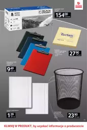 Gazetka promocyjna Selgros - Oferta przemysłowa - Gazetka - ważna od 23.06 do 23.06.2021 - strona 47 - produkty: Sok, Mop, Karteczki samoprzylepne, Kosz, Tarta, Lack, Podkładka, Podkład