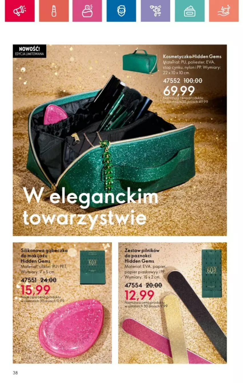 Gazetka promocyjna Oriflame - ważna 01.12 do 28.12.2024 - strona 113 - produkty: Makijaż, Papier, Pilnik