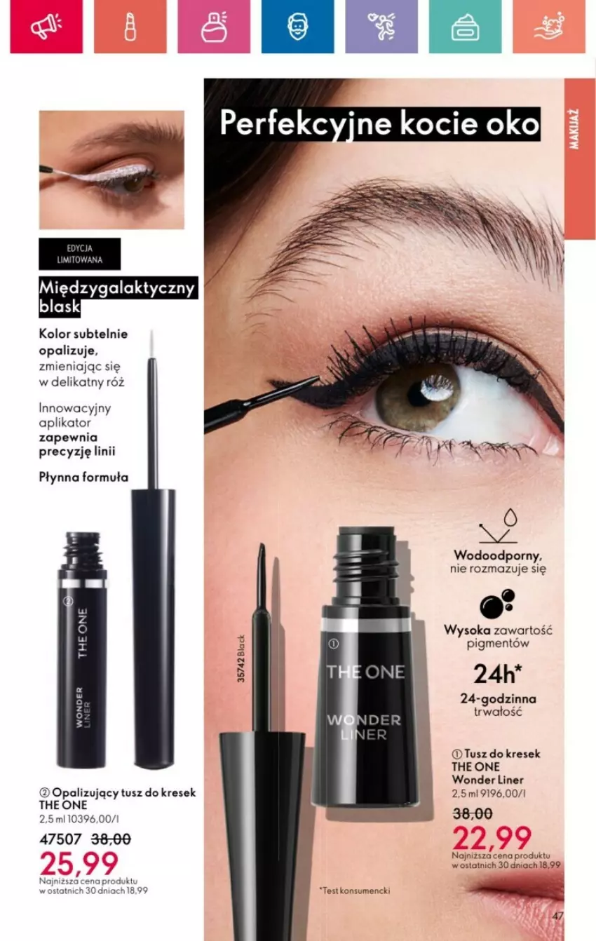 Gazetka promocyjna Oriflame - ważna 01.12 do 28.12.2024 - strona 123 - produkty: Gala, Por, Sok, The ONE, Tusz