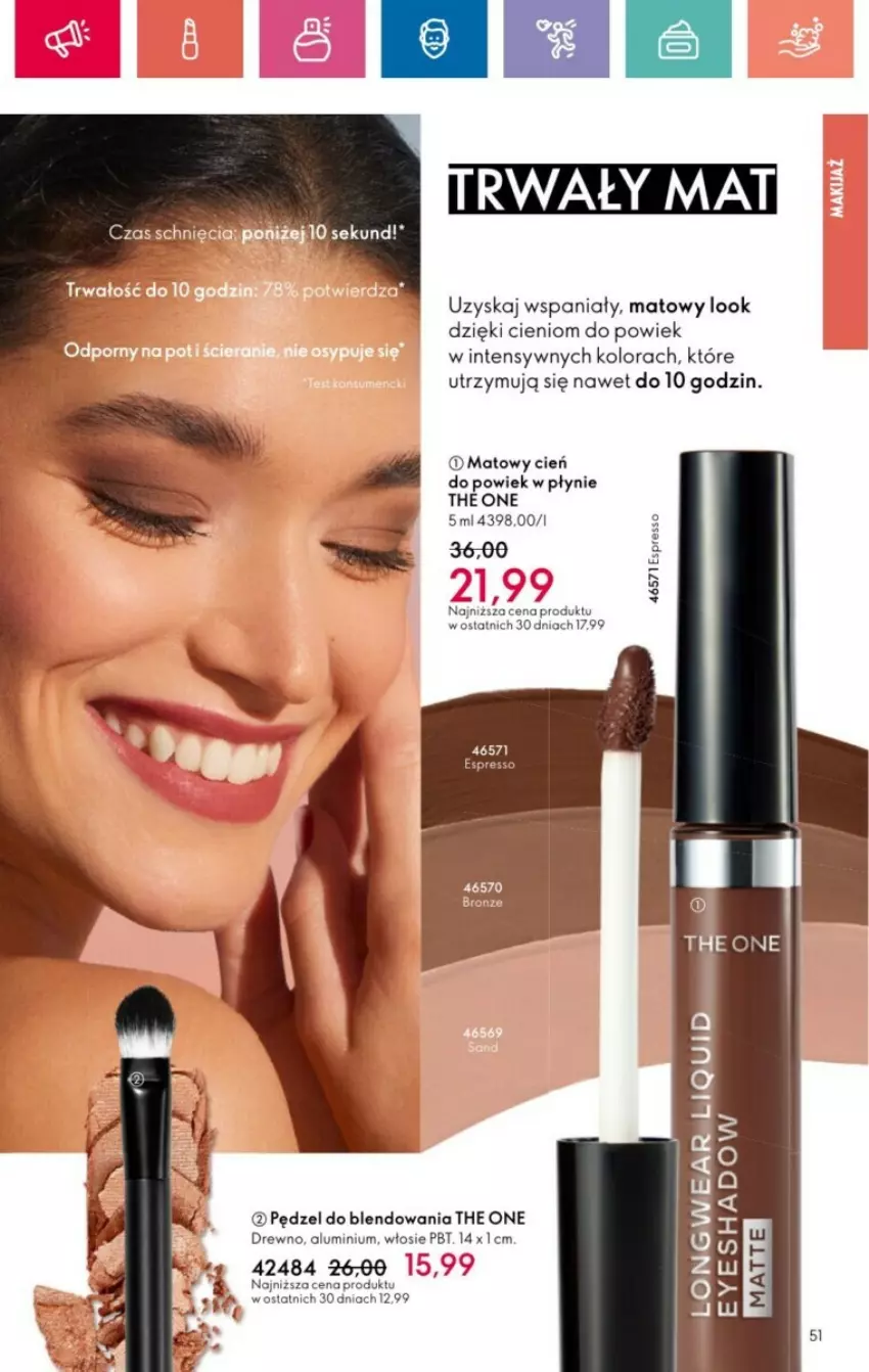 Gazetka promocyjna Oriflame - ważna 01.12 do 28.12.2024 - strona 128 - produkty: Cień, The ONE