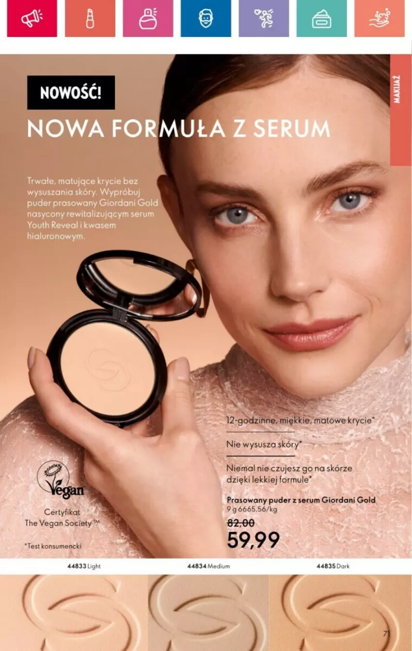 Gazetka promocyjna Oriflame - ważna 01.12 do 28.12.2024 - strona 150 - produkty: Giordani Gold, Mule, Puder, Rum, Ser, Serum