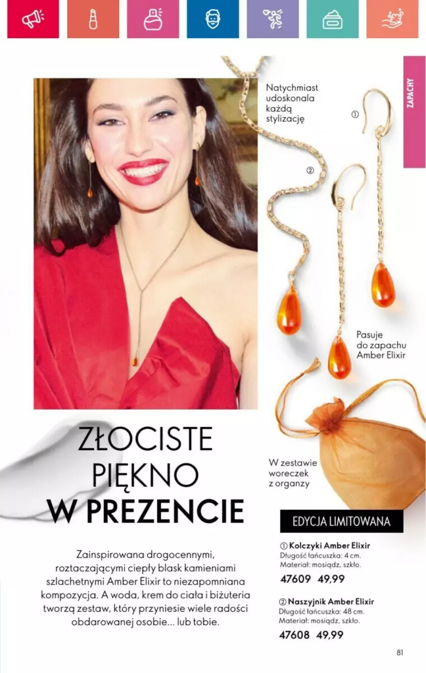 Gazetka promocyjna Oriflame - ważna 01.12 do 28.12.2024 - strona 161 - produkty: Kolczyki, Krem do ciała, Naszyjnik, Woda