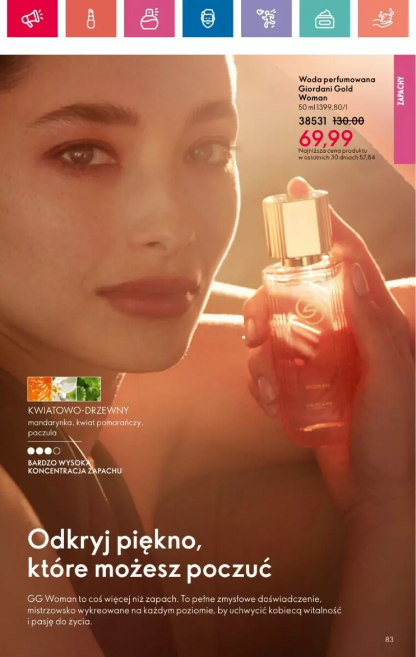 Gazetka promocyjna Oriflame - ważna 01.12 do 28.12.2024 - strona 163 - produkty: Giordani Gold, Perfum, Woda, Woda perfumowana