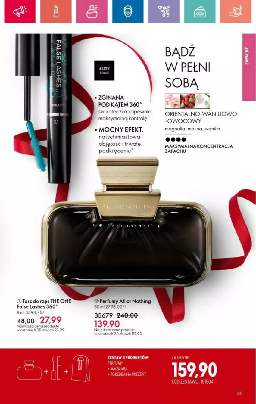 Gazetka promocyjna Oriflame - ważna 01.12 do 28.12.2024 - strona 165 - produkty: Fa, Gin, Perfum, Szczoteczka, The ONE, Tusz