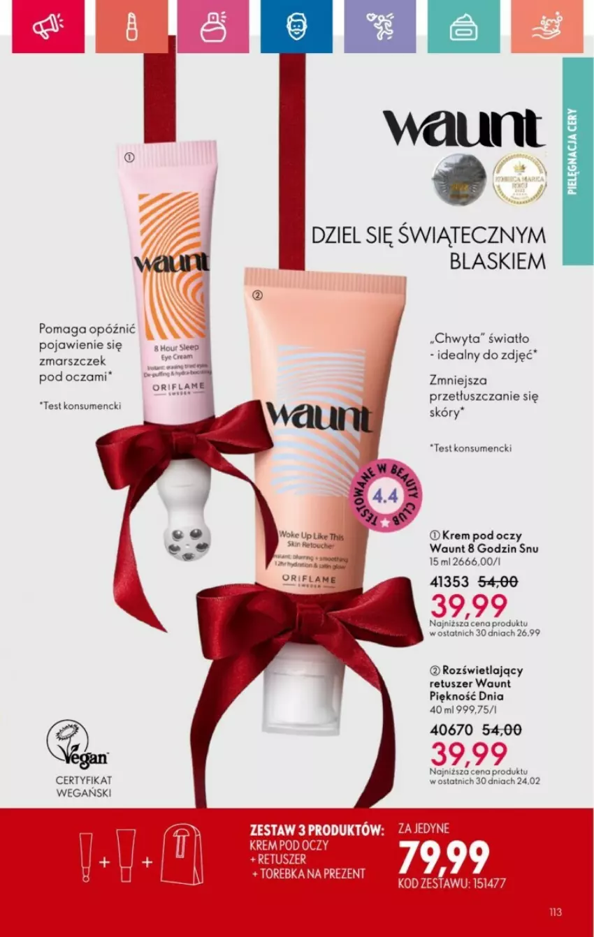 Gazetka promocyjna Oriflame - ważna 01.12 do 28.12.2024 - strona 17 - produkty: Krem pod oczy, Mars, Tusz