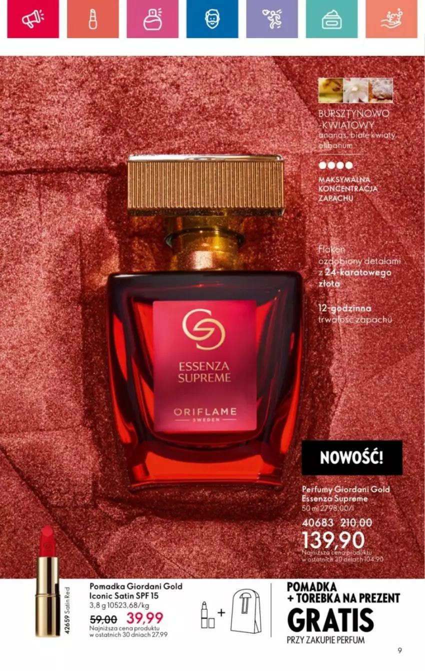 Gazetka promocyjna Oriflame - ważna 01.12 do 28.12.2024 - strona 170 - produkty: Bursztyn, Giordani Gold, Perfum, Sati