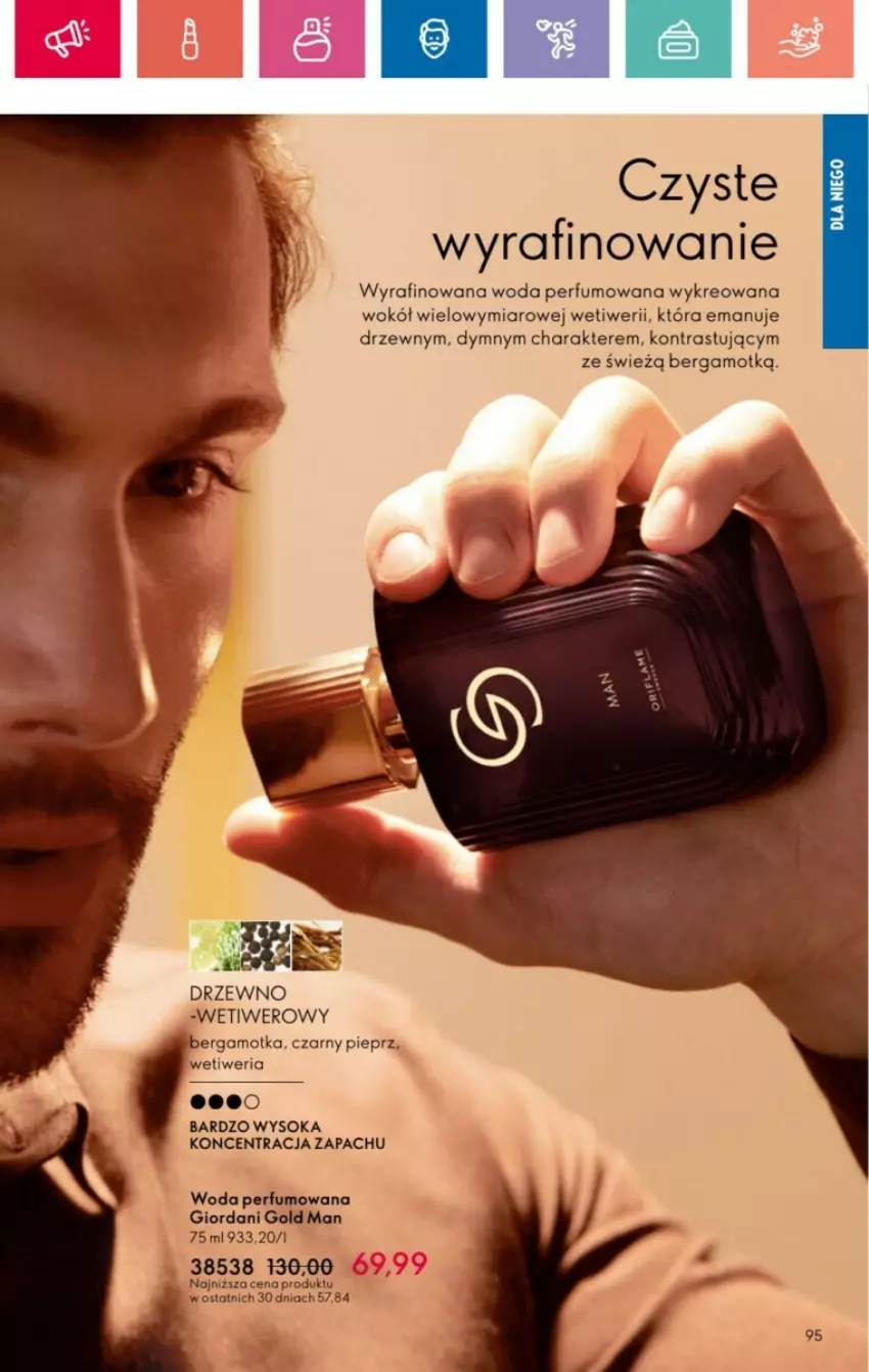 Gazetka promocyjna Oriflame - ważna 01.12 do 28.12.2024 - strona 176 - produkty: Giordani Gold, Perfum, Pieprz, Sok, Woda, Woda perfumowana