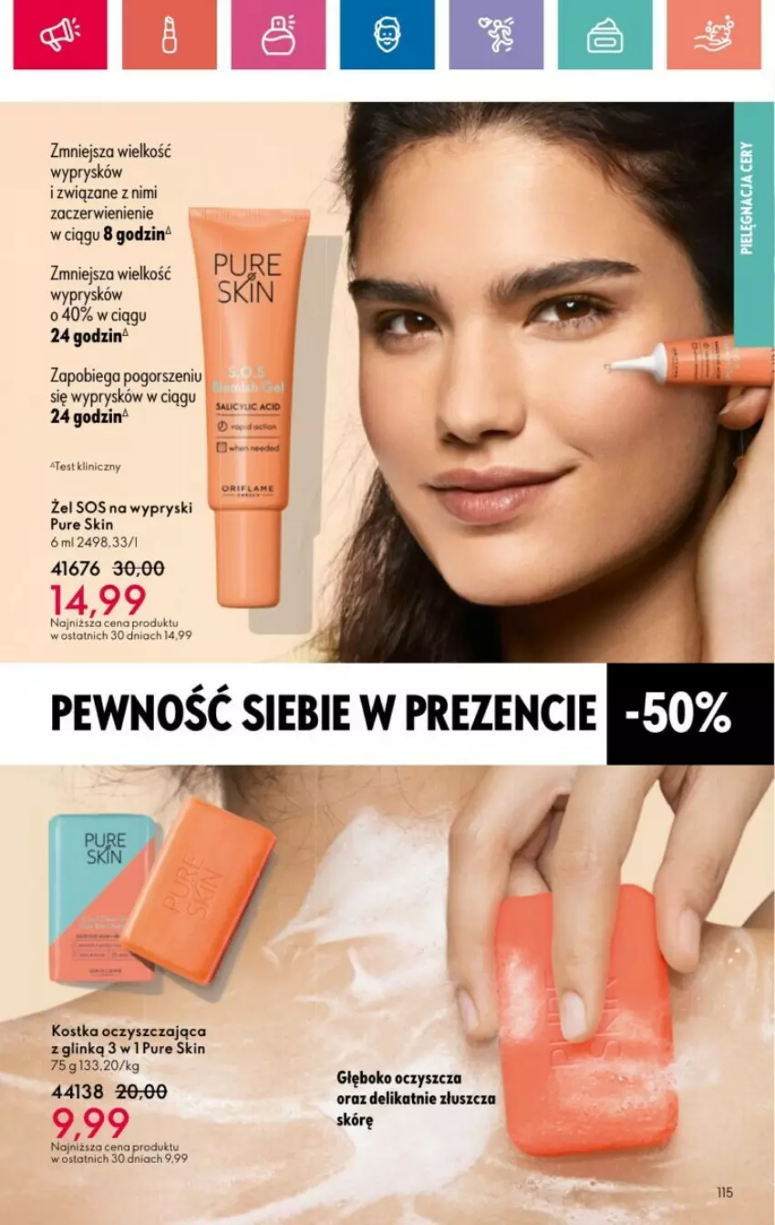 Gazetka promocyjna Oriflame - ważna 01.12 do 28.12.2024 - strona 19 - produkty: Pur, Pure Skin, Sos