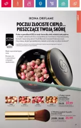 Gazetka promocyjna Oriflame - Gazetka - ważna od 28.12 do 28.12.2024 - strona 147 - produkty: Ser, Rum, Mus, Rozświetlacz, Giordani Gold, Serum, Mule, Oriflame, Puder, Pędzel do pudru, Bronzer
